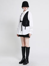 Women Thin Elastic Waist Wide Leg Shorts